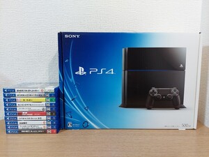 PS4本体 CUH-1200A+ソフト10枚セット/ガンダムブレイカー/CALL OF DUTY/ザクルー/巨影都市/GRAN TURISMO/オーバーウォッチ