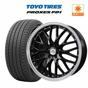 20インチ 8.0J 114.3 ホイール 4本セット BADX ロクサーニ マルチフォルケッタ TOYO プロクセス FD1 245/45R20