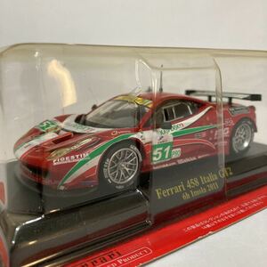 アシェット 公式フェラーリF1コレクション 1/43 Ferrari 458 Italia GT2 6h Imola 2001年 #51 イタリア イモラ GP マシン ミニカー