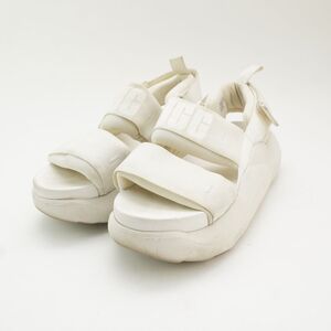 UGG アグ 24.5 LA CLOUD SPORT SANDAL スポーツサンダル 厚底 白 ホワイト/SC50