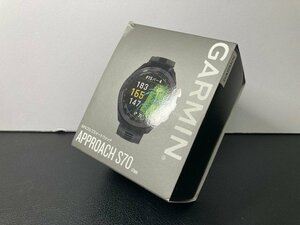 中古品　ガーミン GARMIN 010-02746-22 Approach S70 47mm Black アプローチ S70 ブラック ゴルフGPSウォッチ