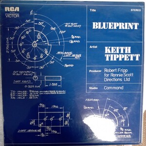 UKオリジナルマト1 KEITH tipett Blueprint 英国 Robert fripp n vinyl レコード アナログ lp jazz発生中