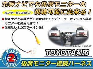 トヨタ製カーナビ NHXT-W55V専用 映像出力コード ビデオアウト 後部座席のリアモニターに 8PIN 外部出力アダプター 表示増設