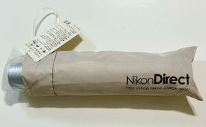 新品未使用品 Nikon Direct ニコンダイレクト純正ロゴ入り　レフ版機能　UV折りたたみ傘 晴雨兼用 折り畳み傘