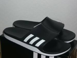 4★★★★即決！新品 adidas/アディダス アキュアレッタクラウドフォーム 黒/白 US9.0/27.5cm 定形外郵便可