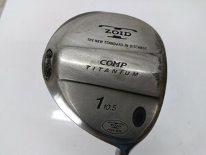 1000円スタート！1W MIZUNO ミズノ T-ZOID COMP TITANIUM 10.5度 flex:SR AMORPHOUS CARBON FIBER メンズ右 Tゾイドコンプチタンドライバー