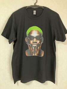 【未使用品】 NBA RODMAN デニス・ロッドマン Tシャツ ユニフォーム　ブラック　美品　XL　コットン　シカゴ・ブルズ ジョーダン　綿　美品