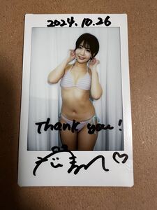 佐々木萌香　直筆サイン入り特典チェキ②