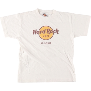 古着 HARD ROCK CAFE ハードロックカフェ アドバタイジングTシャツ レディースS /eaa461616