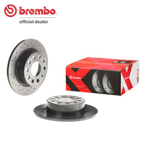 brembo ブレンボ エクストラブレーキローター リア用 フォルクスワーゲン ザ・ビートル 16CBZ 16CBZK H24.4～ ターボ 1.2L 1ZA/1ZE/1ZP