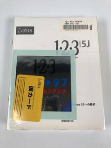 未開封 Lotus 1・2・3 5J ドキュメント Windows95