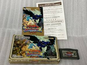 ●GBA●CAPCOM●AGB-P-AB2J/RPG●箱説ハガキ付属●ブレスオブファイア II -使命の子-/BREATH OF FIRE 2●中古●