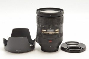 ◆美品◆NIKON AF-S DX NIKKOR 18-200mm F3.5-5.6 G ED VR フード付き ニコン ◆手振れ補正付高倍率ズーム◆T143