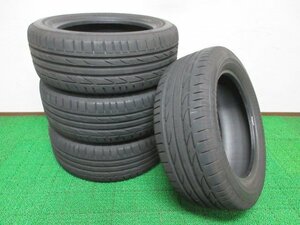 ZL353【送料無料】225/55R17 超溝高 8.5~9分山 ブリヂストン 夏タイヤ POTENZA S001 RFT 22年製 4本 ランフラットタイヤ 激安 アルファード