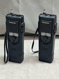 0925　中古品　オーディオ機器　CB無線機　Panasonic 8CH RAIN PROOF RJ-410 2点セット　パナソニック　トランシーバー