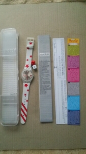 SWATCH スウォッチ GW406 Star Feelings 赤白のサイコロ付き