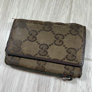 本物 グッチ 6連キーケース GUCCI 23