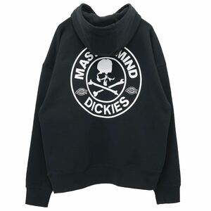 mastermind japan × Dickies HOODIEマスターマインドジャパン×ディッキーズ コラボ フーディ M マスターマインドパーカーBLACK x WHITE