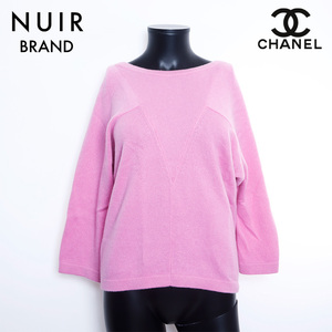 シャネル CHANEL ニット Size38 カシミヤ ピンク