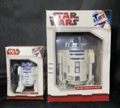 【新品】スターウォーズ　R2-D2 クロックフィギュア　加湿器　2種セット