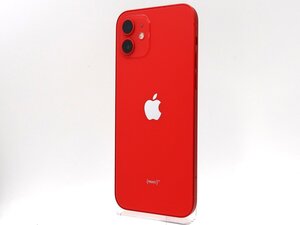 ◇【SoftBank/Apple】iPhone 12 64GB SIMロック解除済 MGHQ3J/A スマートフォン プロダクトレッド　ネットワーク利用制限△