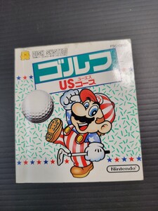 ゴルフUSコース fcd fds ディスクシステム 説明書 説明書のみ Nintendo 任天堂 シール付き