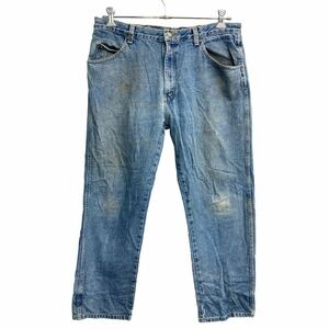 Wrangler デニムパンツ W36 ラングラー ビッグサイズ ブルー メキシコ製 古着卸 アメリカ仕入 2309-115