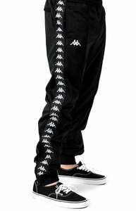 Kappa (カッパ) US ジャージ パンツ 222 Banda Rastoriazz Trackpant Black ブラック (XL)