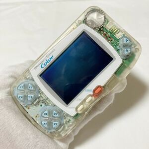 BANDAI WonderSwan Color 本体のみ クリア スケルトン ゲーム機 ワンダースワンカラー バンダイ レトロ