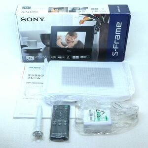 033b 未使用 ? ソニー SONY デジタルフォトフレーム DPF-D720 7型 ホワイト 現状 ジャンク