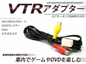 メール便送料無料 VTR 外部入力ハーネス メスタイプ トヨタ NDCN-W55/D55 2005年モデル ディーラーオプションナビ カーモニター 接続