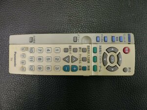 中古 パナソニック Panasonic テレビ TV リモコン 型番: EUR511454 管理No.38670