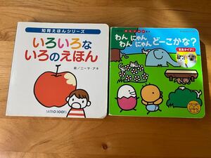 中古 幼児 絵本 いろいろないろのえほん わんわんにゃんにゃんどーこかな？