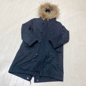 3824☆ UNITED ARROWS ユナイテッド アローズ トップス アウター モッズコート メンズ ブラック ライナー取り外し可能