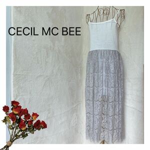 CECIL MC BEE セシルマクビー　レース　キャミワンピース Mサイズ