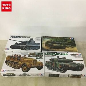 1円〜 タミヤ 1/35 ドイツ8トンハーフトラックSd.kfz.7 ドイツ重戦車タイガーl 初期生産型 他