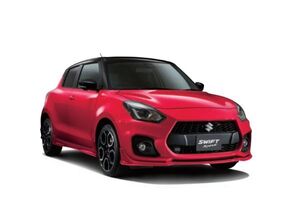 スズキ　スイフトスポーツ(SUZUKI SWIFT SPORT)【フロントアンダーガーニッシュ】【ZWP バーニングレッドパールメタリック】適合:【ZC33S】