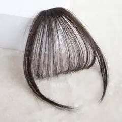 ウィッグBlackBrown,K18-4,ブラックブラウン,茶,前髪ヘアエクステ