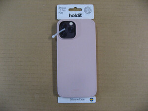 HOLDIT iPhone12proMAX用ソフトタッチシリコーンケース ブラッシュピンク Blush Pink 14799