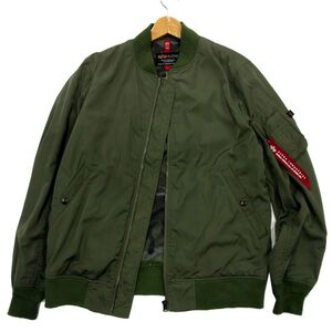 ■ALPHA INDUSTRIES MA-1 フライトジャケット ボンバージャケット 春秋物 メンズ アルファインダストリーズ 1円スタート