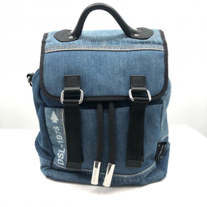 【中古】DIESEL デニムパッチワークミニバックパック　ディーゼル[240017649503]