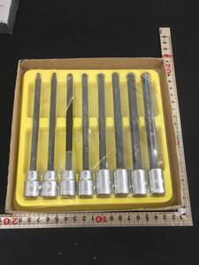 【未使用】MAC TOOLS マックツールズ 3/8"Dr.メトリック ロングスピード ヘックスドライバーセット 8Pc. SXMALB8PT　　/IT0Z95UH6JPS