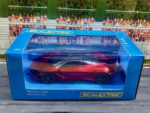 1/32 SCALEXTRIC C3911 McLaren 720S Memphis Red スロットカー