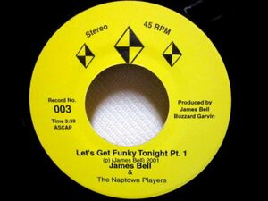 FUNK 45/7INCH/US ORIGINAL/JAMES BELL & THE NAPTOWN PLAYERS - LET