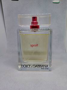 100ml dolce and Gabbana the one sport ドルガバドルチェアンドガッバーナ　ワン　スポーツ　old vintage 難あり