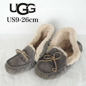 MK5619*UGG*アグ*レディースムートンシューズ*US9-26cm*グレー