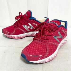 和389★ Netz with newbalance FRESHFOAM 980 ネッツトヨタ ニューバランス ランニングシューズ スニーカー 22.5 レッド レディース