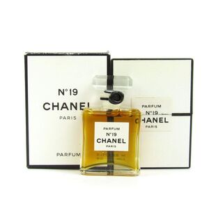 シャネル ミニ香水 No19 パルファン 未使用 箱ダメージ有 フレグランス 香水瓶 レディース 7mlサイズ CHANEL