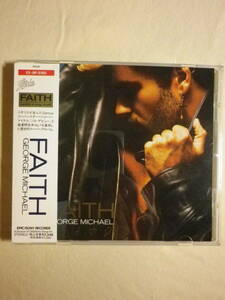 『George Michael/Faith(1987)』(1989年発売,25・8P-5180,1st,廃盤,国内盤帯付,歌詞対訳付,Father Figure,One More Try,I Want Your Sex)