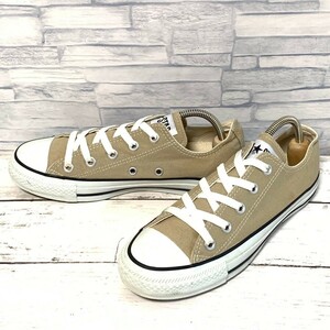 R6758bL CONVERSE コンバース ALL STAR キャンバスオールスターカラーズOX ローカットスニーカー ベージュ レディース 23cm 1CL129 